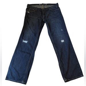 Old Navy Women's Dark Blue Straight Leg Jeans